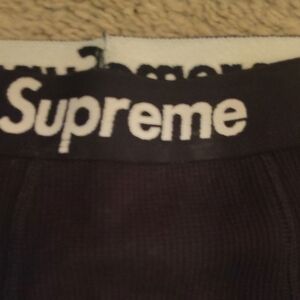 Supreme Black Ribbed Waistband Briefs